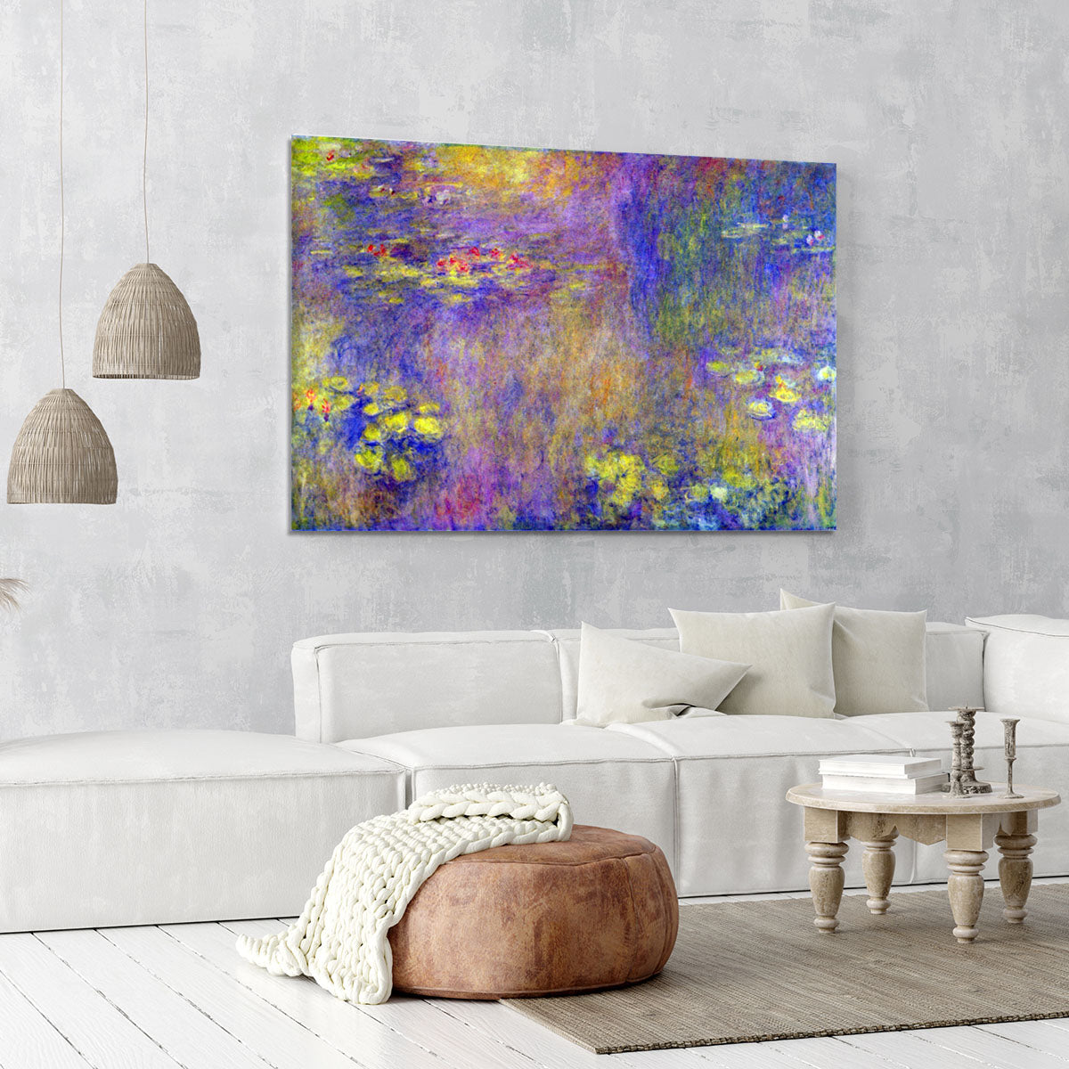 Water Lilies Yellow nirvana by Monet Canvas Print or Poster - Canvas Art Rocks - 6