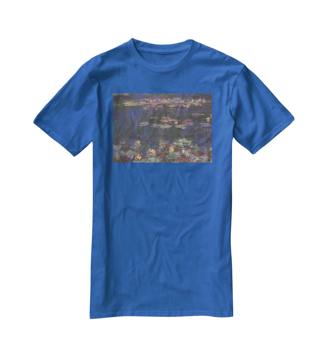 Water Lillies 11 by Monet T-Shirt - Canvas Art Rocks - 2