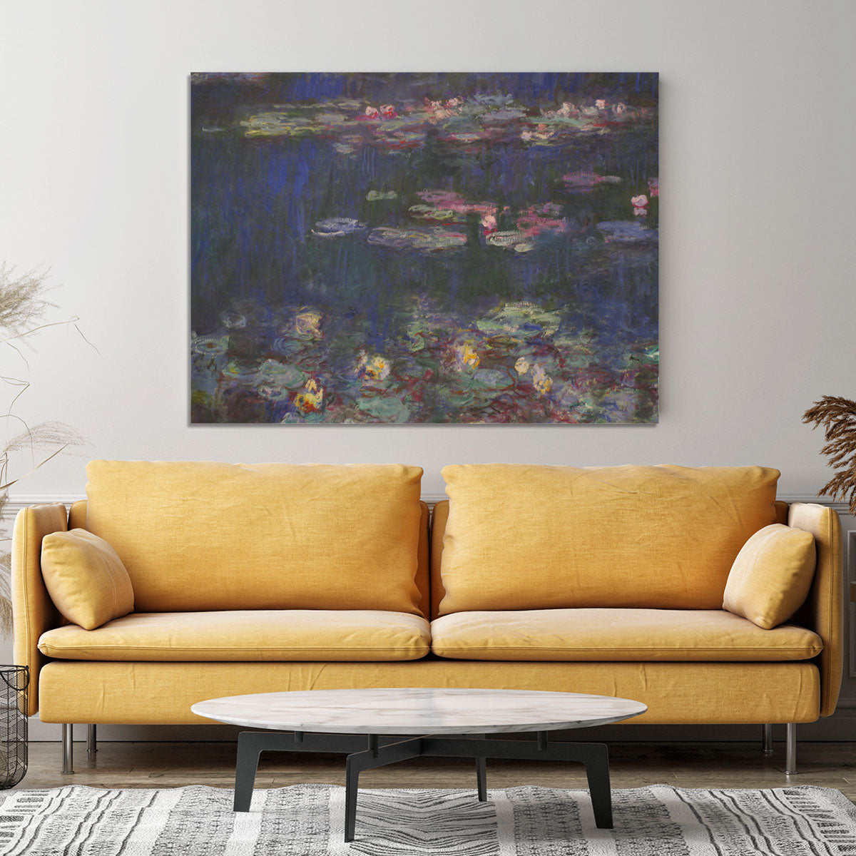 Water Lillies 11 by Monet Canvas Print or Poster - Canvas Art Rocks - 4
