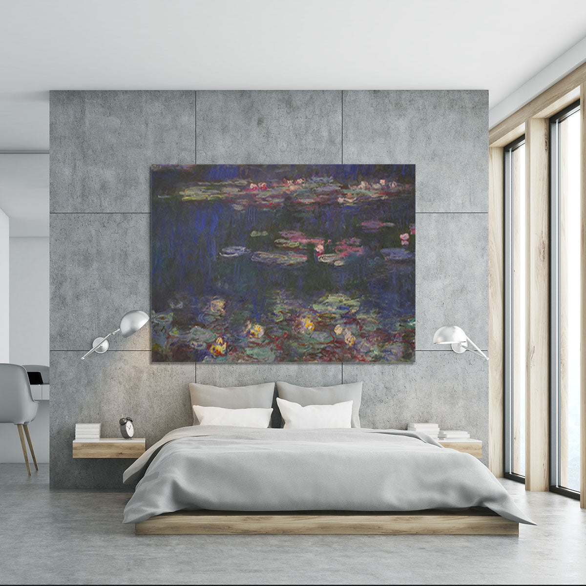 Water Lillies 11 by Monet Canvas Print or Poster - Canvas Art Rocks - 5