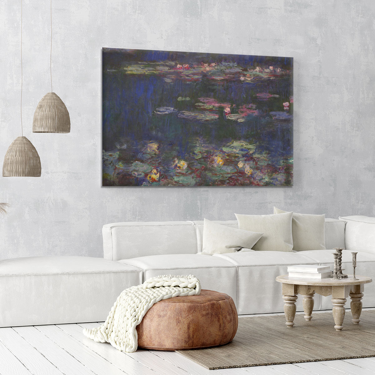 Water Lillies 11 by Monet Canvas Print or Poster - Canvas Art Rocks - 6