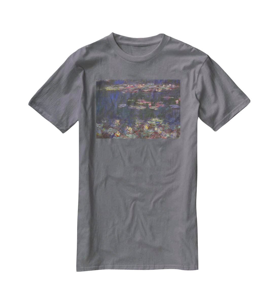 Water Lillies 11 by Monet T-Shirt - Canvas Art Rocks - 3