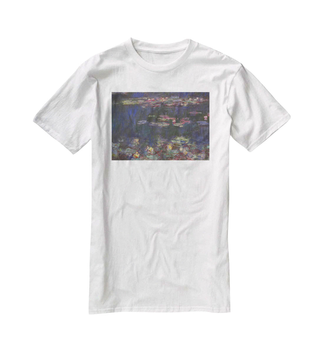 Water Lillies 11 by Monet T-Shirt - Canvas Art Rocks - 5