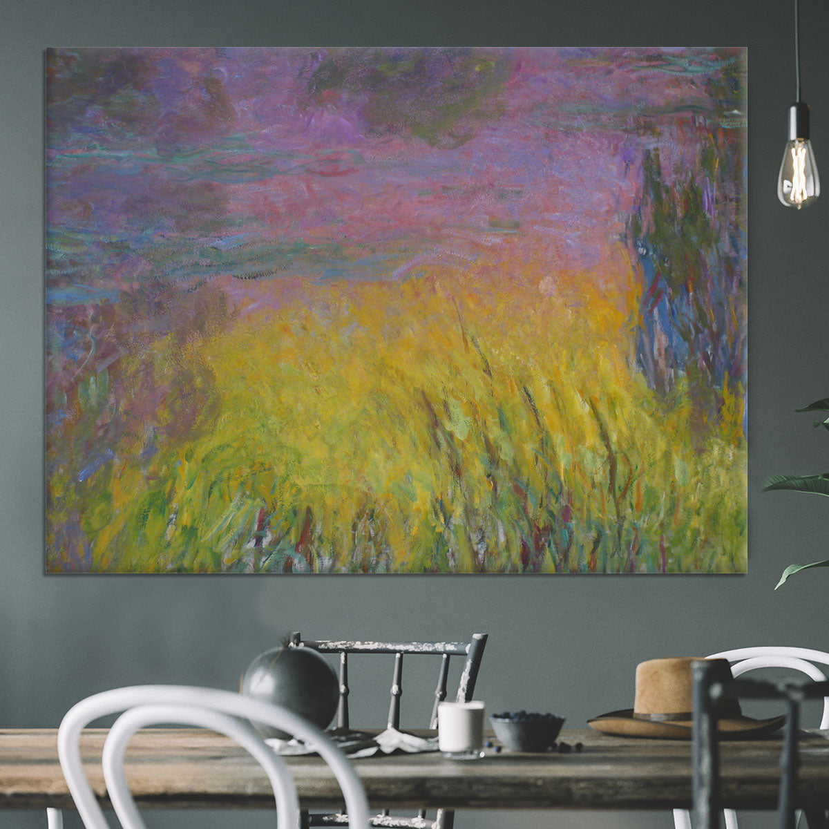 Water Lillies 12 by Monet Canvas Print or Poster - Canvas Art Rocks - 3