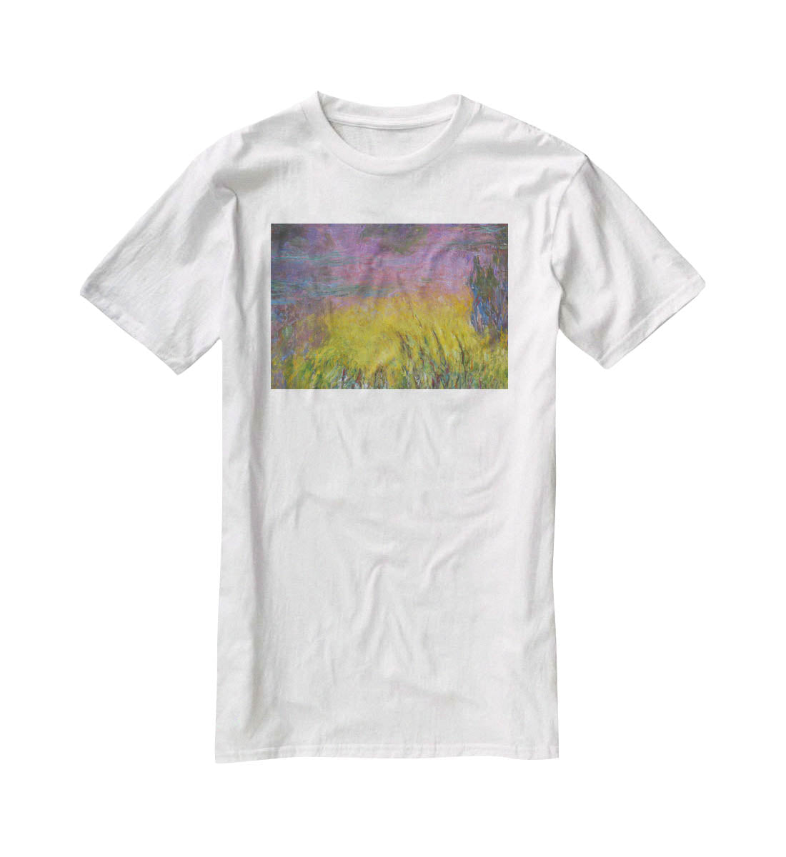 Water Lillies 12 by Monet T-Shirt - Canvas Art Rocks - 5