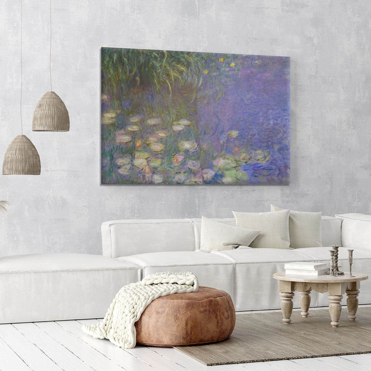 Water Lillies 13 by Monet Canvas Print or Poster - Canvas Art Rocks - 6