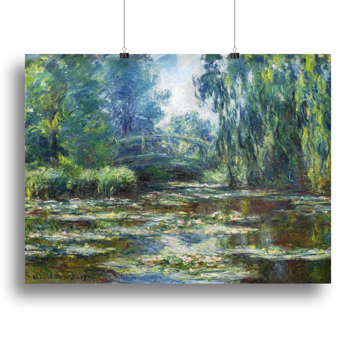 Water Lillies in Monets Garden by Monet Canvas Print or Poster - Canvas Art Rocks - 2