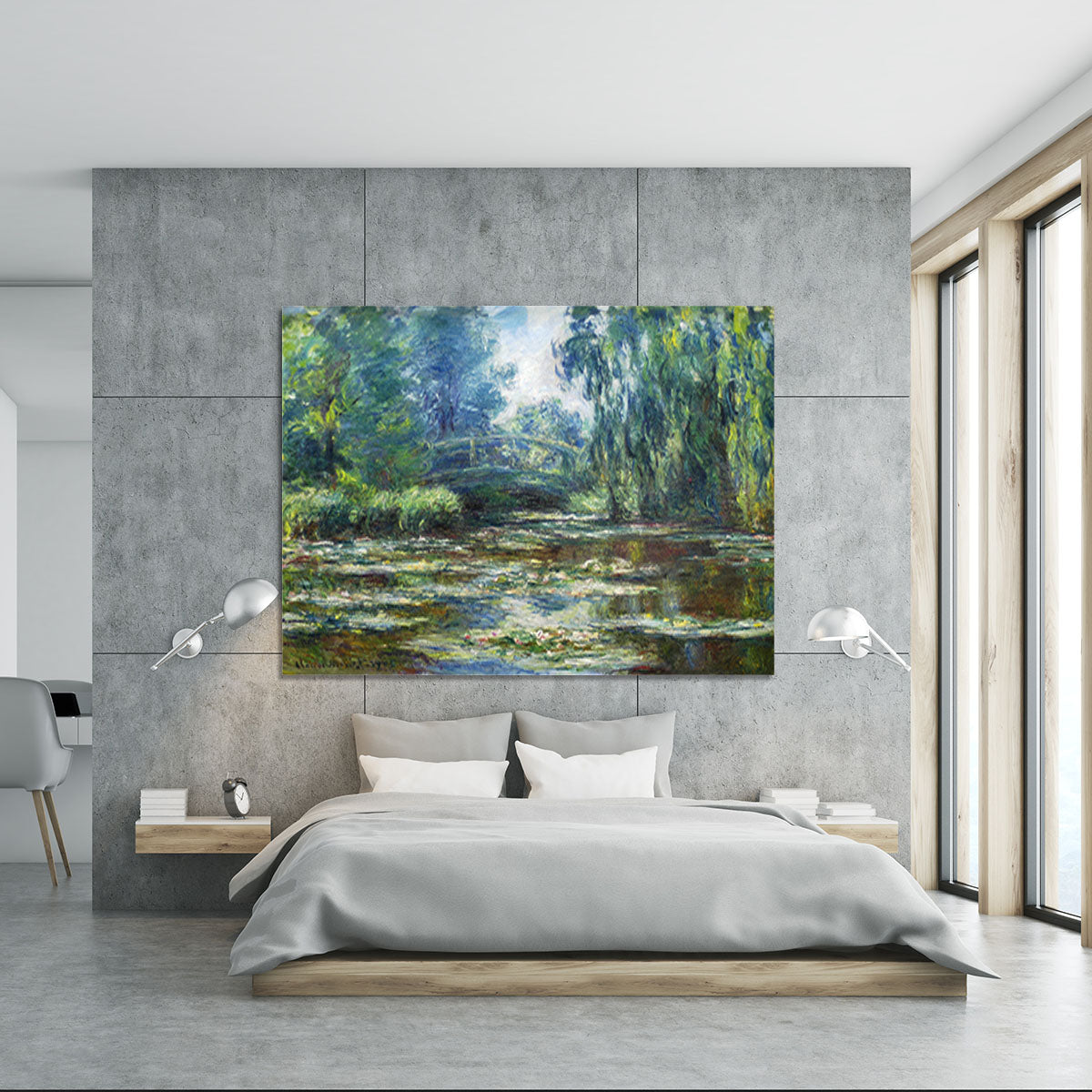 Water Lillies in Monets Garden by Monet Canvas Print or Poster - Canvas Art Rocks - 5