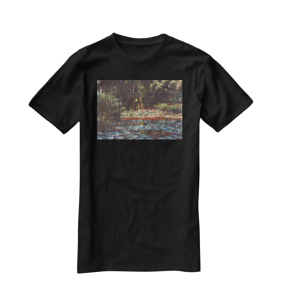 Water Lily Pond 1 by Monet T-Shirt - Canvas Art Rocks - 1