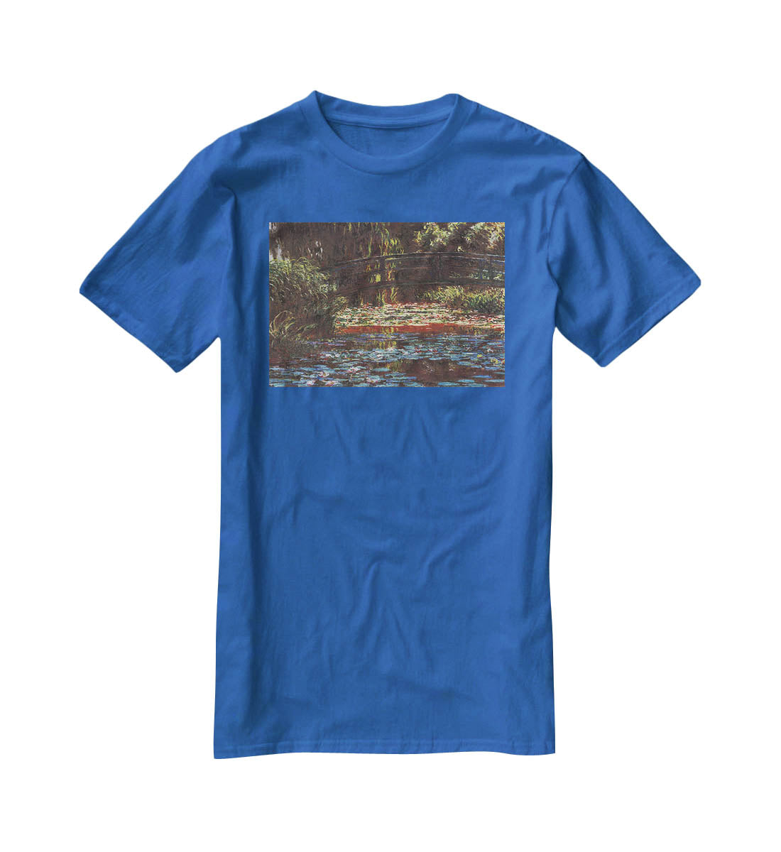 Water Lily Pond 1 by Monet T-Shirt - Canvas Art Rocks - 2