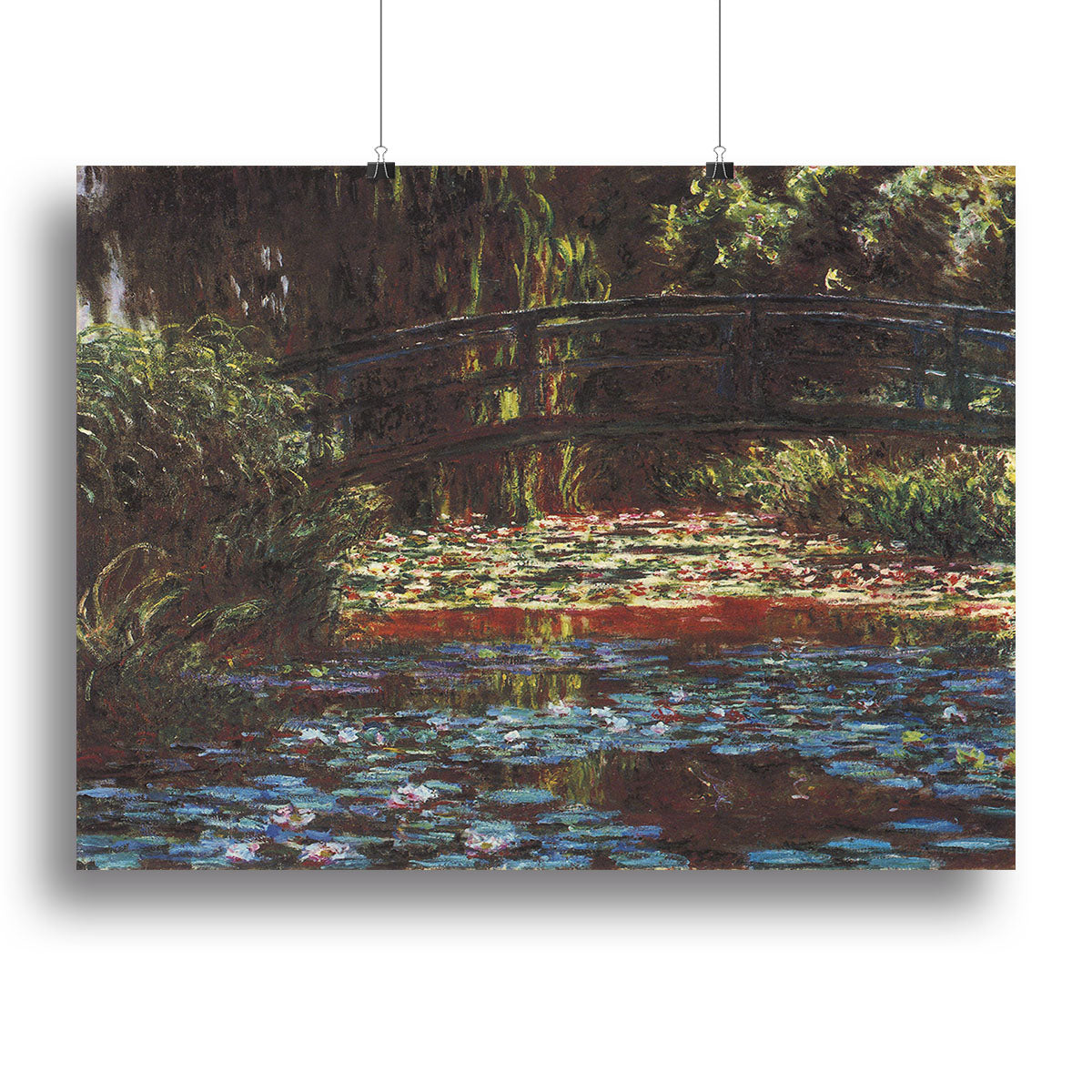 Water Lily Pond 1 by Monet Canvas Print or Poster - Canvas Art Rocks - 2
