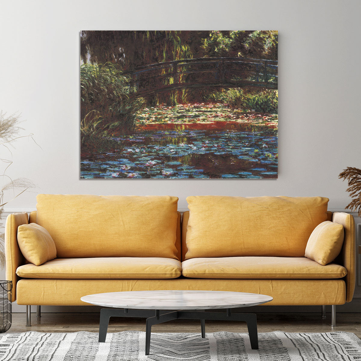 Water Lily Pond 1 by Monet Canvas Print or Poster - Canvas Art Rocks - 4