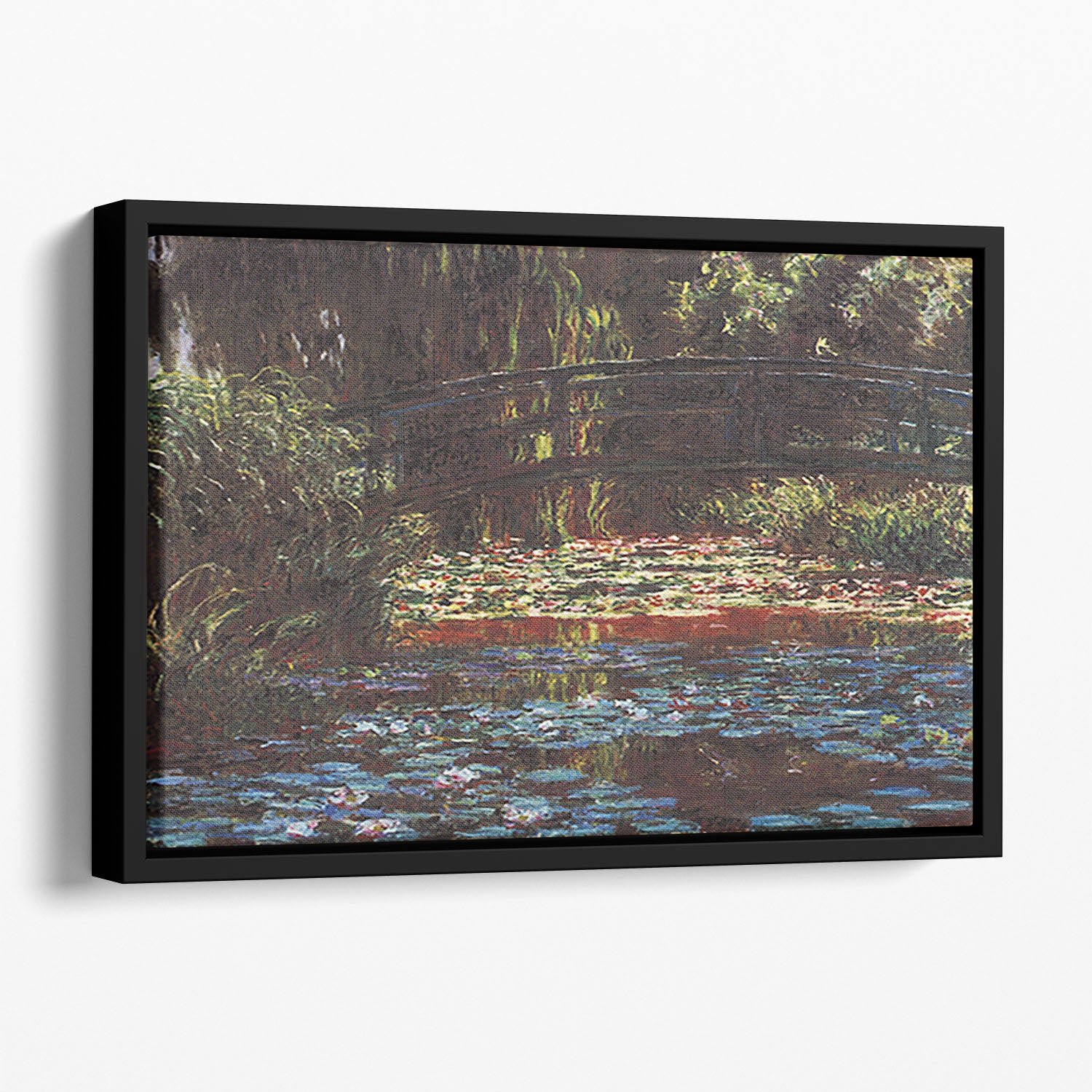 Water Lily Pond 1 by Monet Floating Framed Canvas