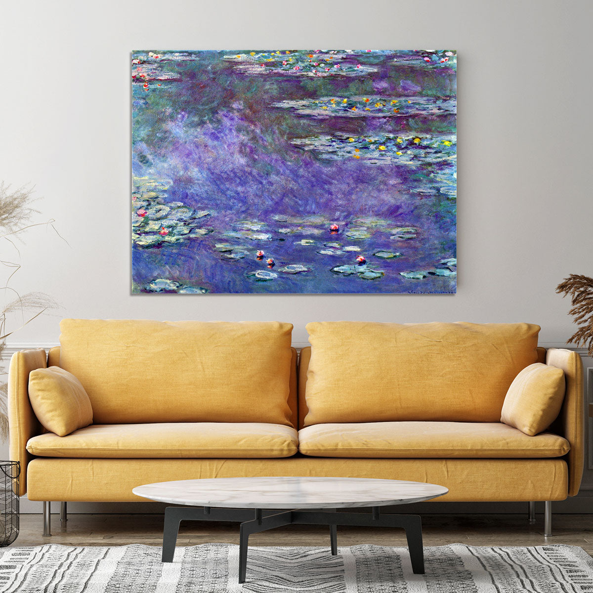 Water Lily Pond 3 by Monet Canvas Print or Poster - Canvas Art Rocks - 4