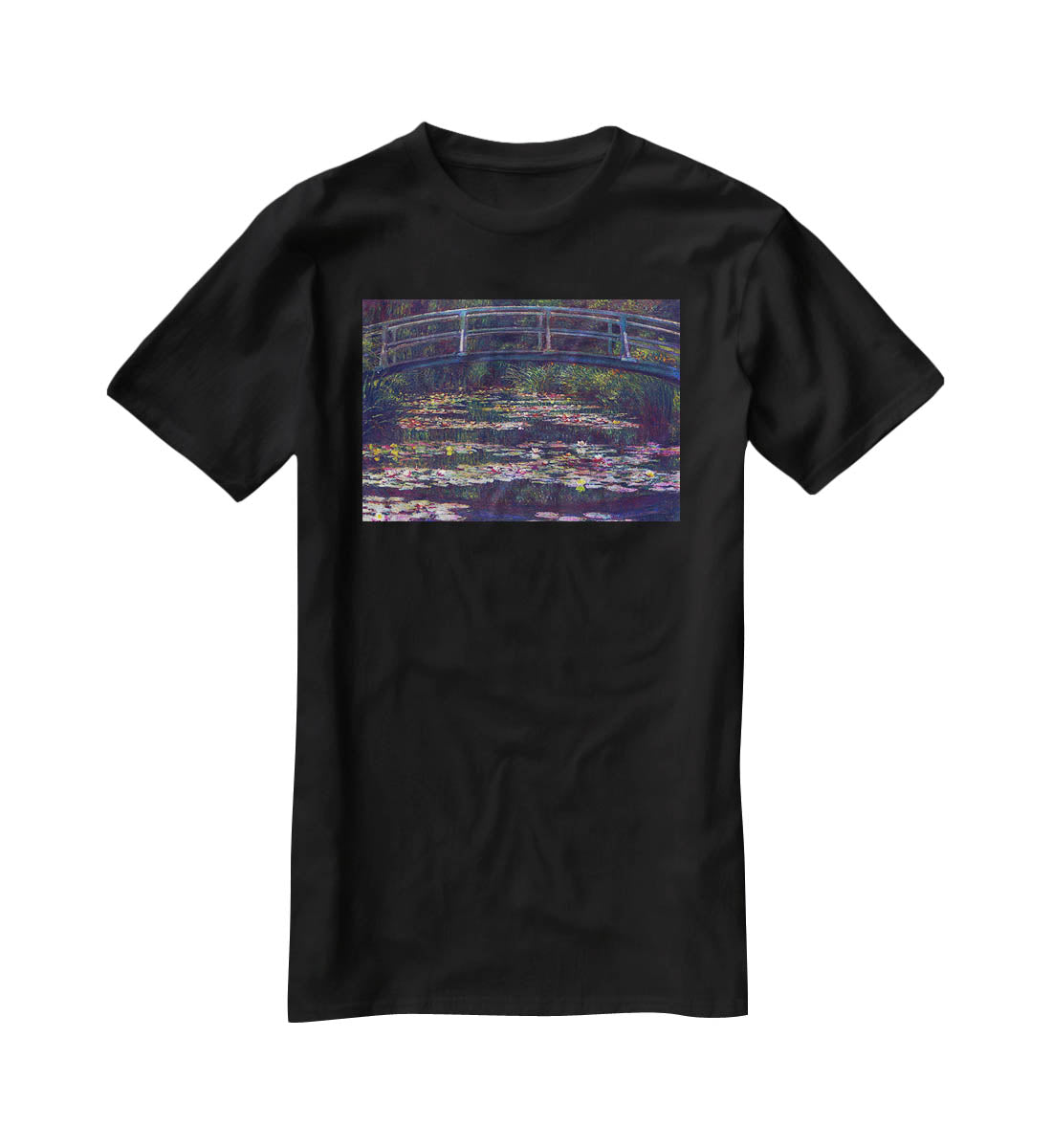 Water Lily Pond 5 by Monet T-Shirt - Canvas Art Rocks - 1