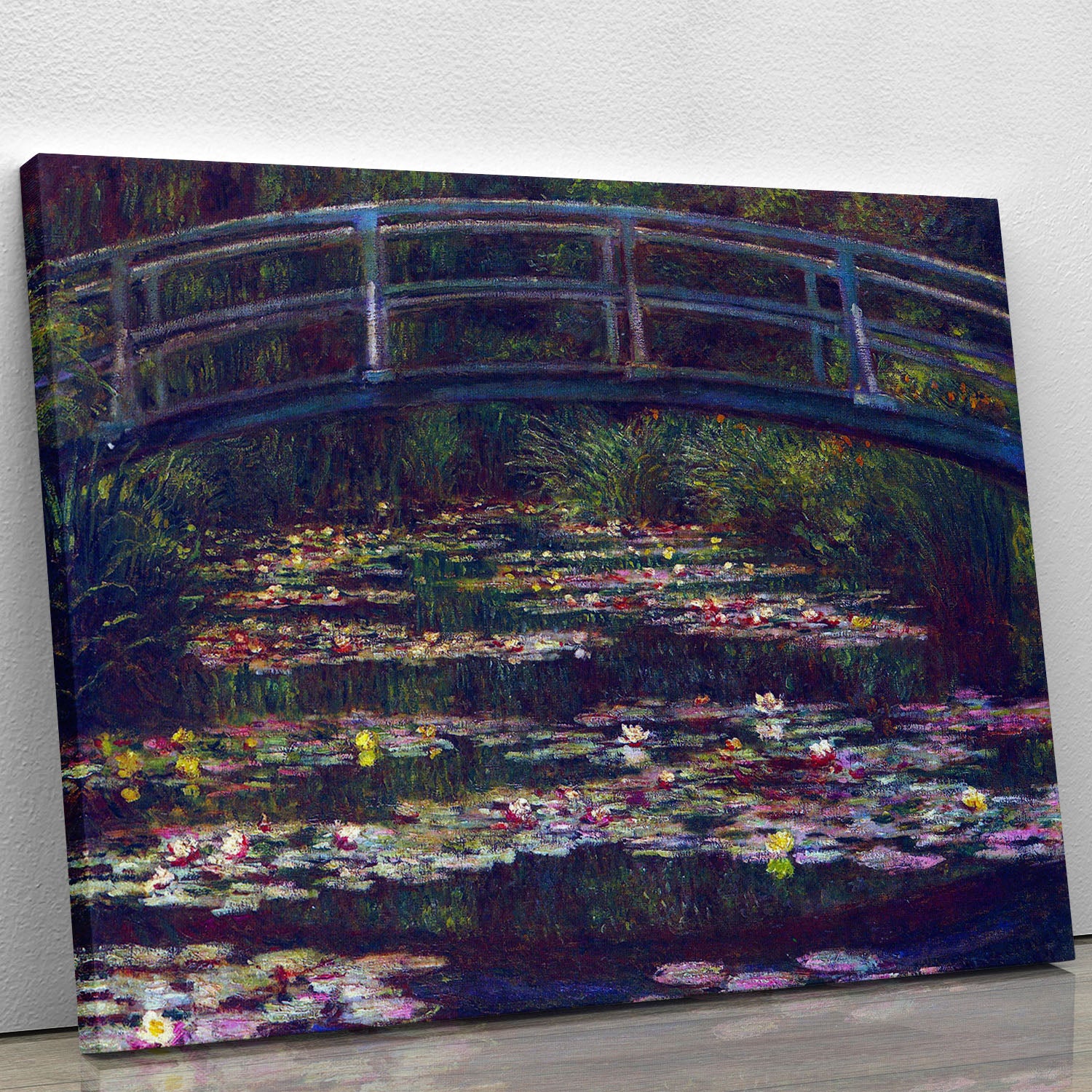 Water Lily Pond 5 by Monet Canvas Print or Poster - Canvas Art Rocks - 1