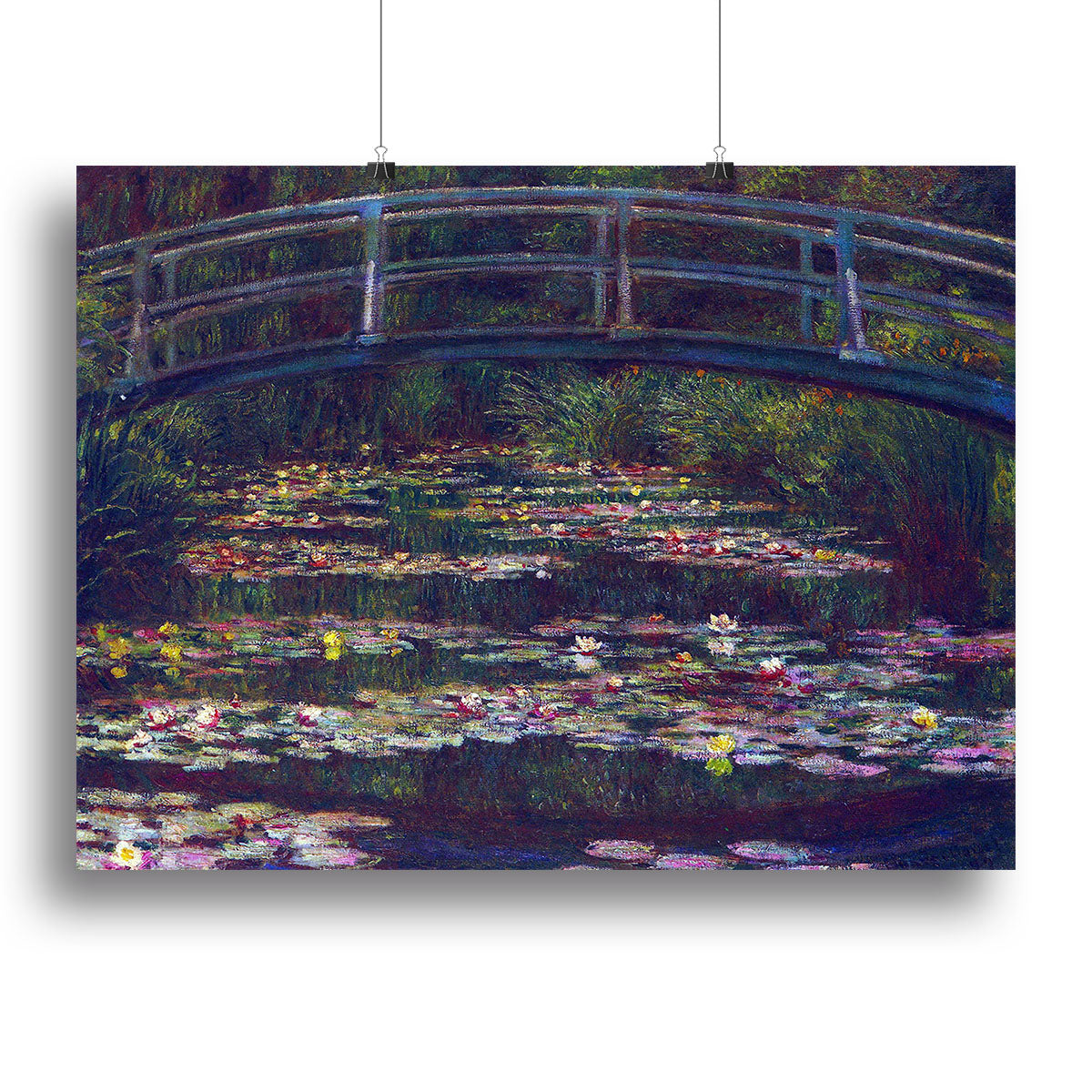 Water Lily Pond 5 by Monet Canvas Print or Poster - Canvas Art Rocks - 2
