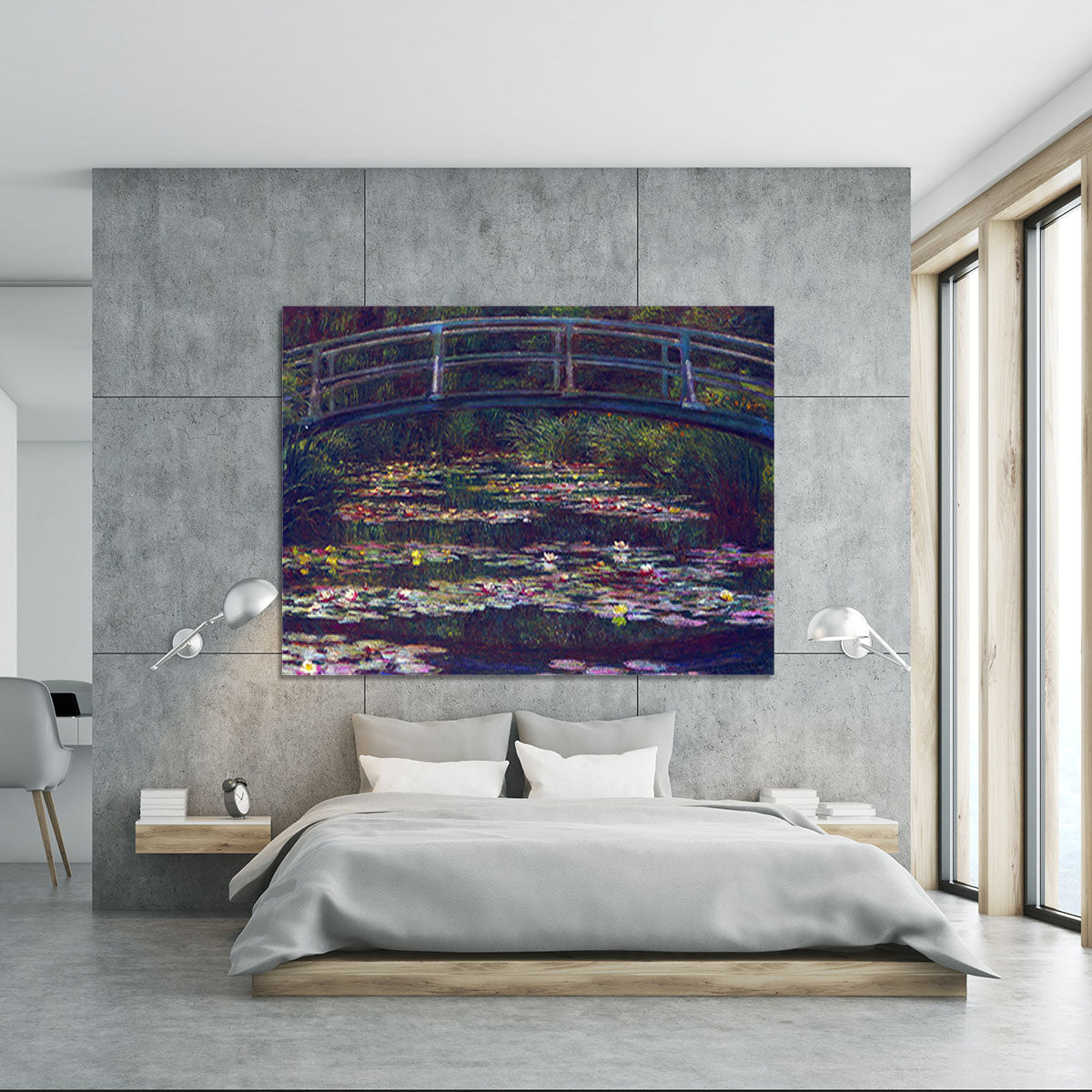 Water Lily Pond 5 by Monet Canvas Print or Poster - Canvas Art Rocks - 5