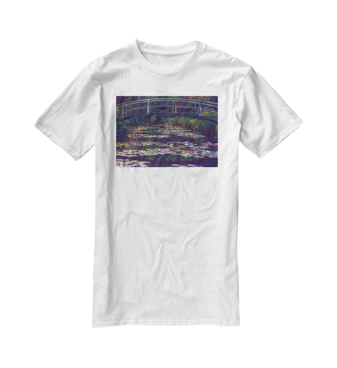 Water Lily Pond 5 by Monet T-Shirt - Canvas Art Rocks - 5