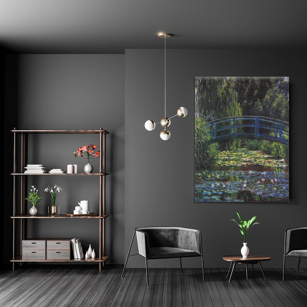 Water Lily Pond 6 by Monet Canvas Print or Poster - Canvas Art Rocks - 5