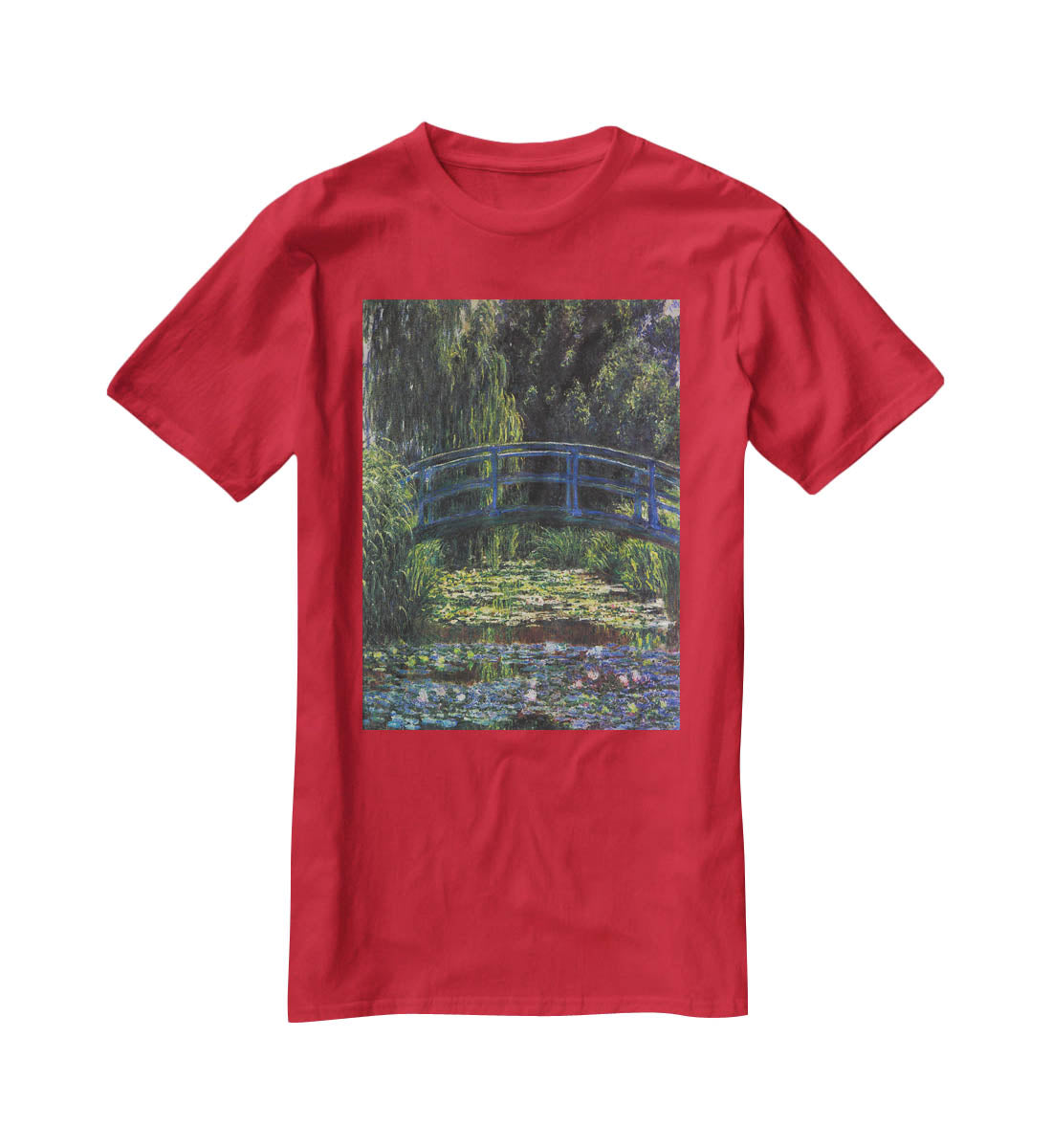 Water Lily Pond 6 by Monet T-Shirt - Canvas Art Rocks - 4