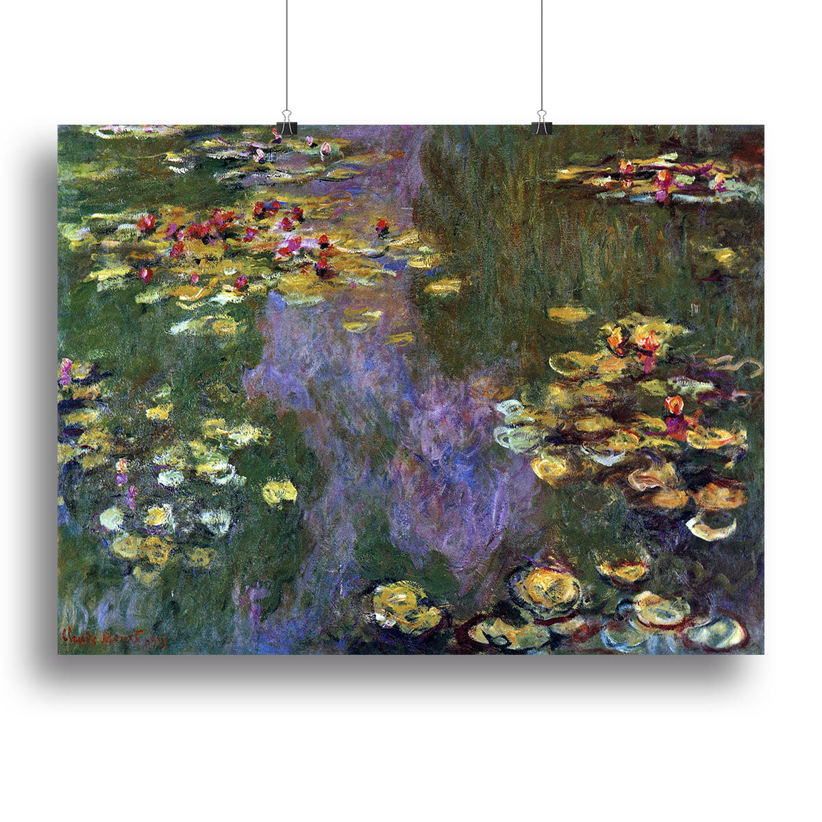 Water Lily Pond Giverny by Monet Canvas Print or Poster - Canvas Art Rocks - 2