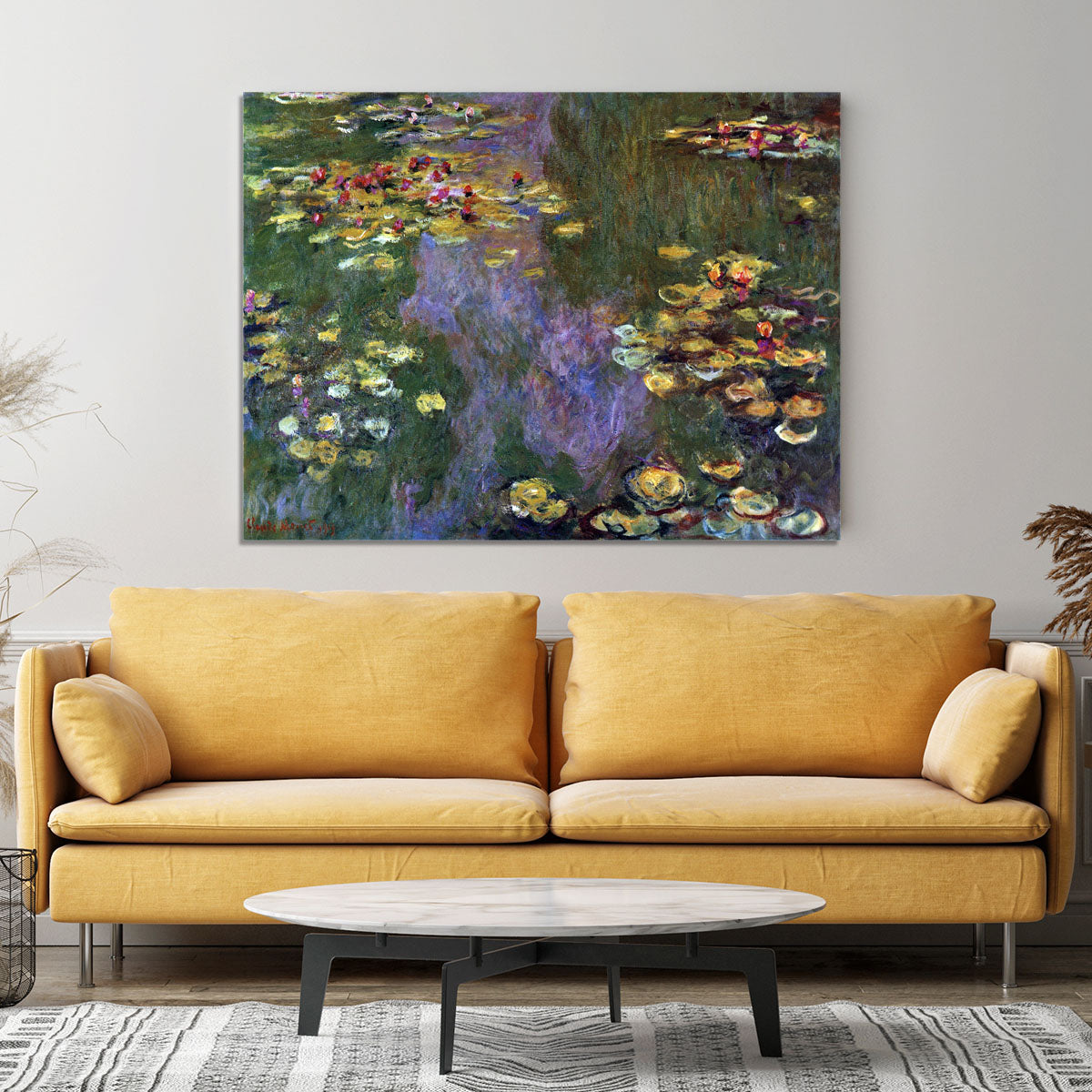 Water Lily Pond Giverny by Monet Canvas Print or Poster - Canvas Art Rocks - 4