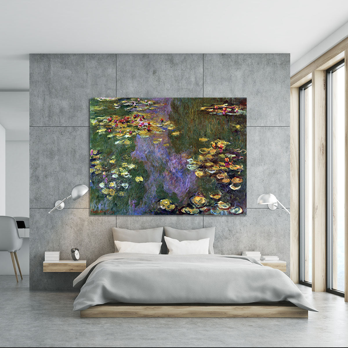 Water Lily Pond Giverny by Monet Canvas Print or Poster - Canvas Art Rocks - 5