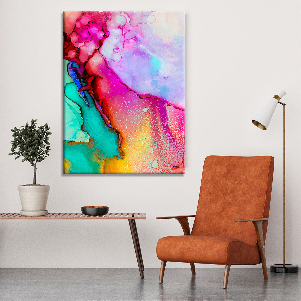 Water Painting Version 2 Canvas Print or Poster - Canvas Art Rocks - 6