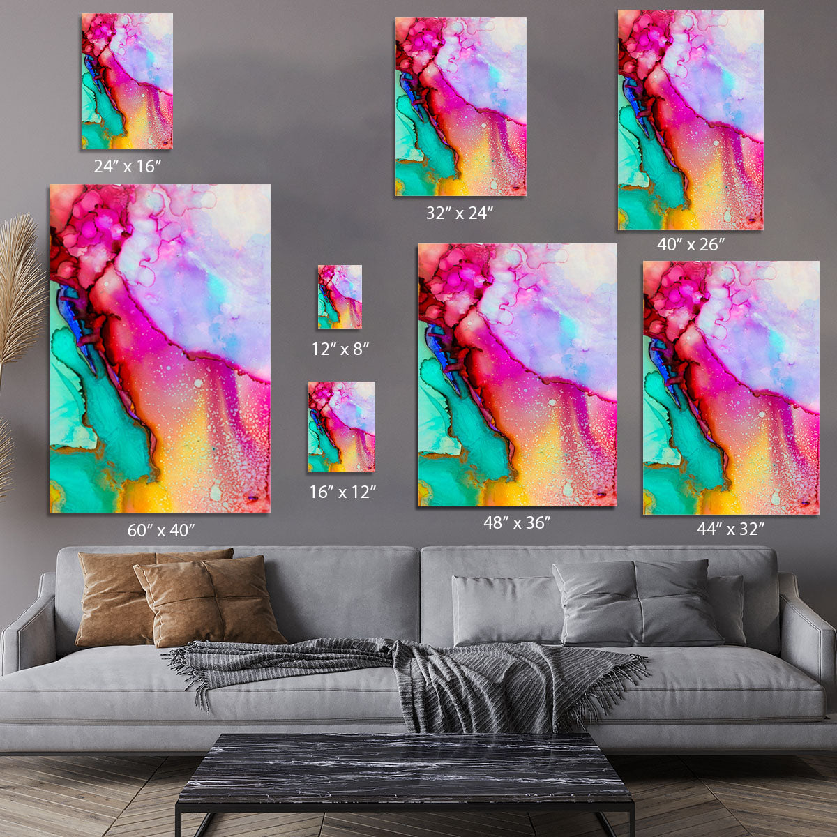 Water Painting Version 2 Canvas Print or Poster - Canvas Art Rocks - 7