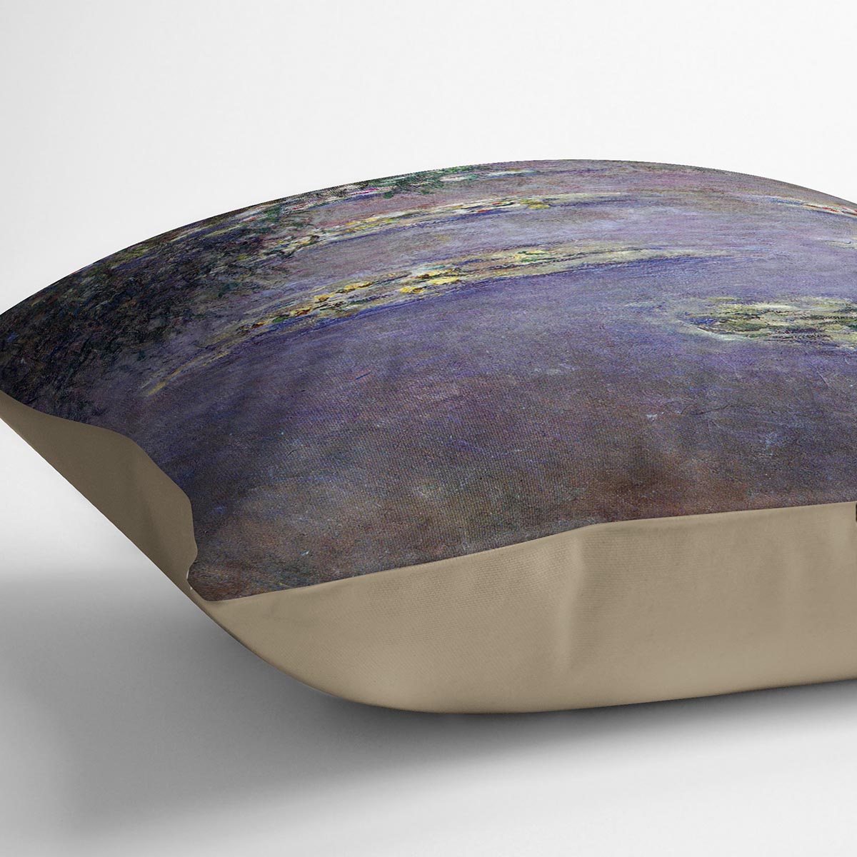 Water lilies water landscape 1 by Monet Cushion