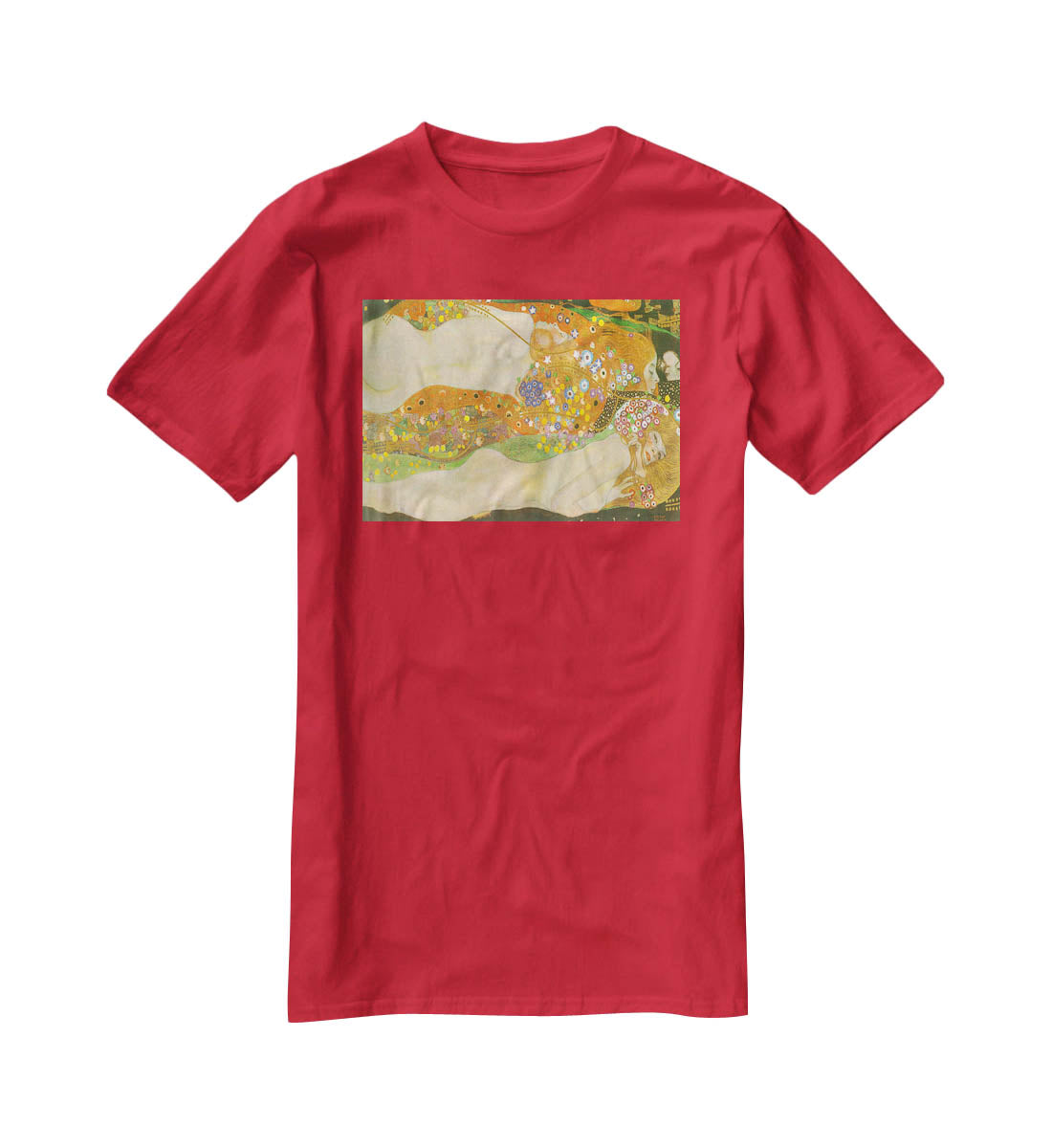 Water snakes friends II by Klimt T-Shirt - Canvas Art Rocks - 4