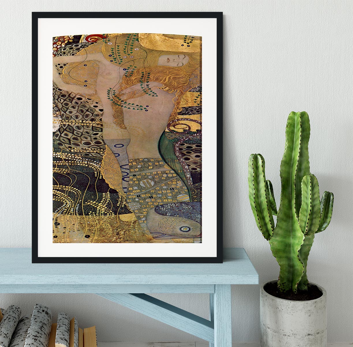 Water snakes friends I by Klimt Framed Print | Canvas Art Rocks