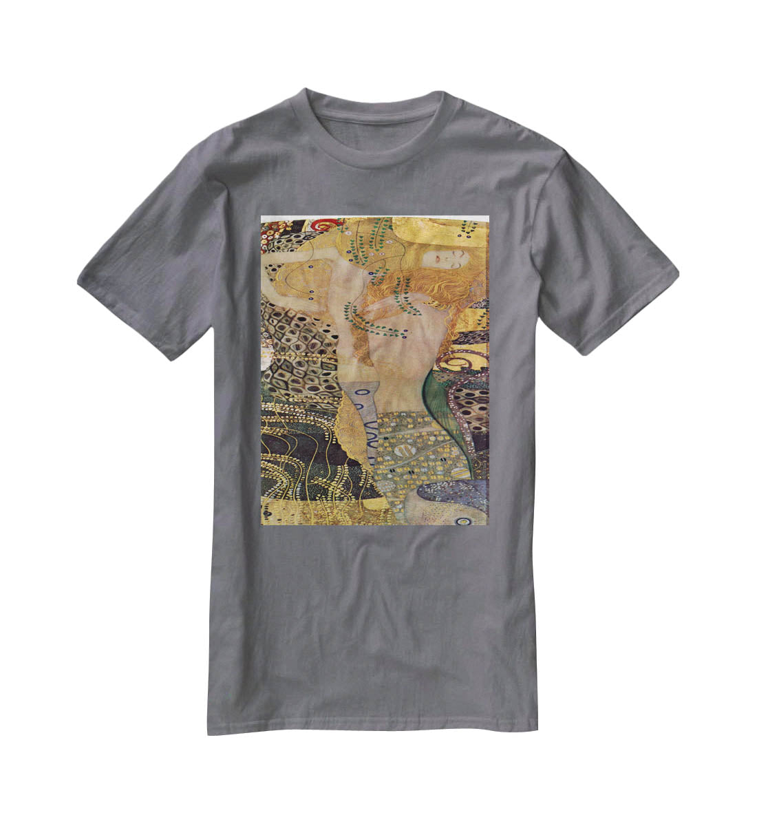 Water snakes friends I by Klimt T-Shirt - Canvas Art Rocks - 3