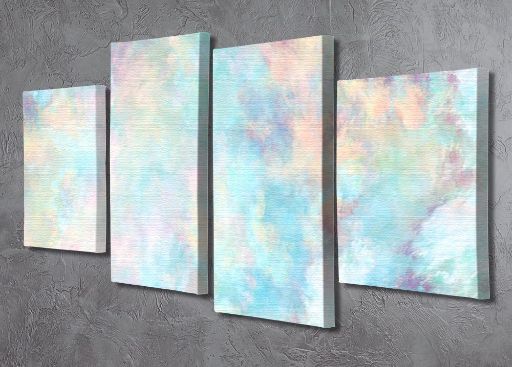 Watercolour Clouds 4 Split Panel Canvas - Canvas Art Rocks - 2
