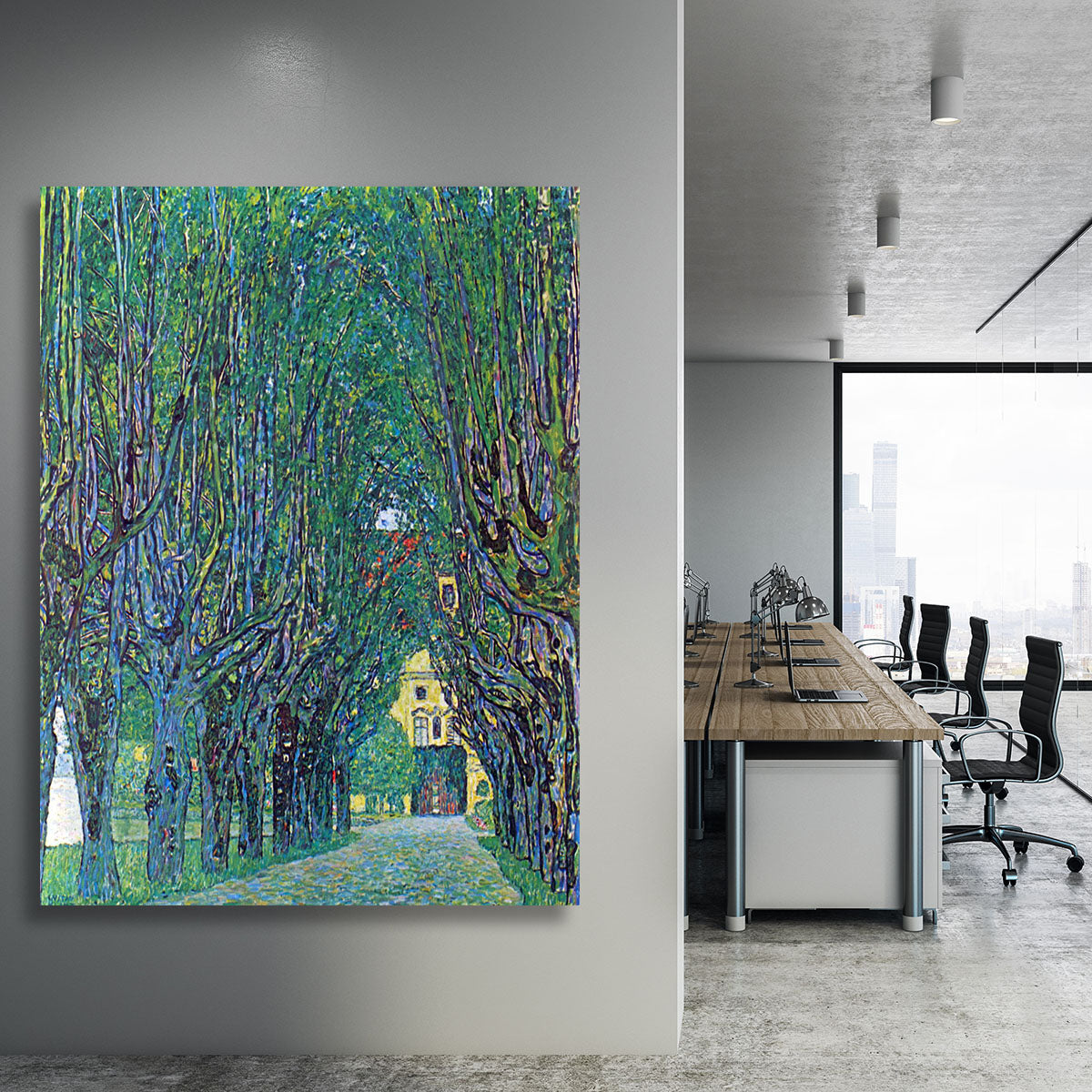 Way to the Park by Klimt Canvas Print or Poster - Canvas Art Rocks - 3