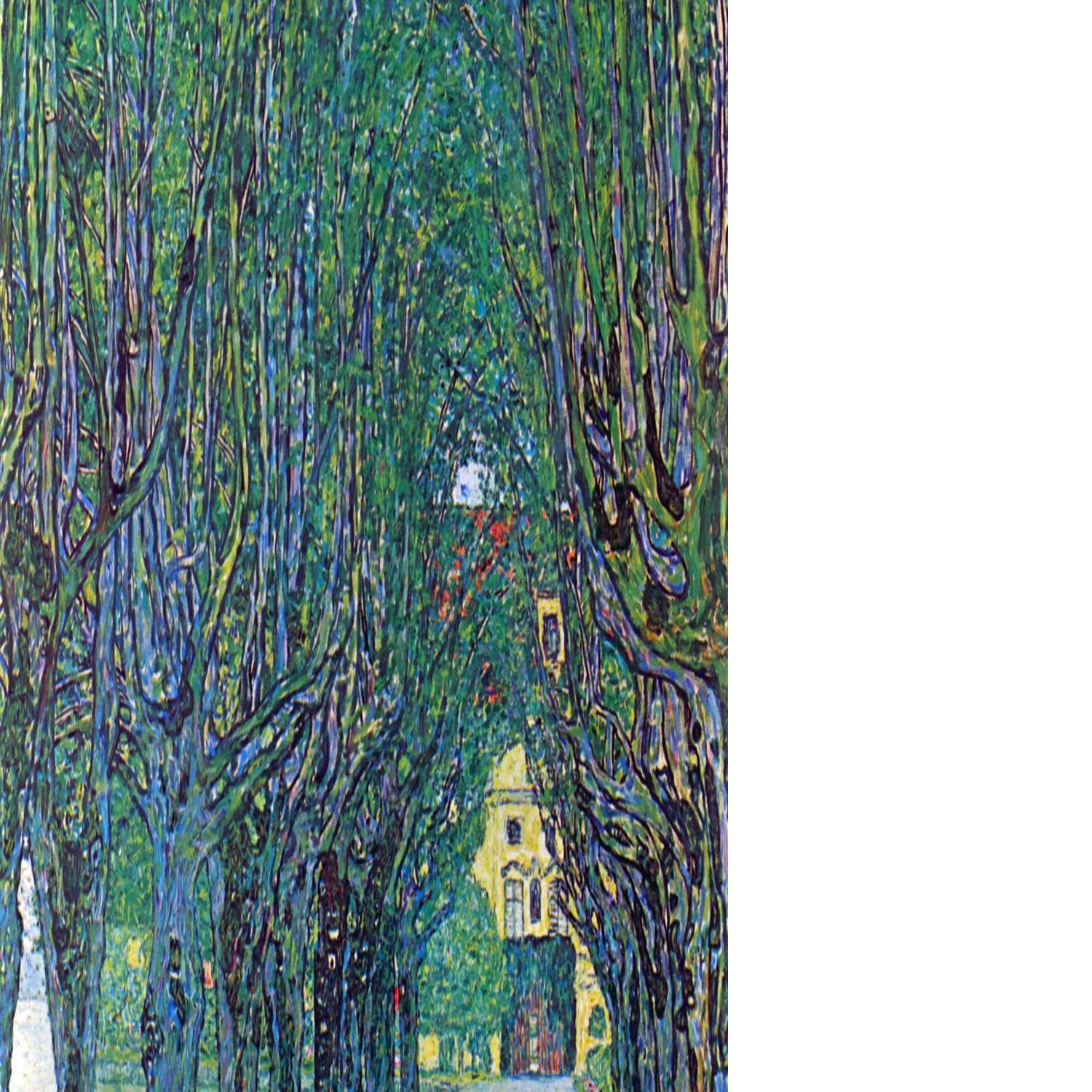 Way to the Park by Klimt Floating Framed Canvas