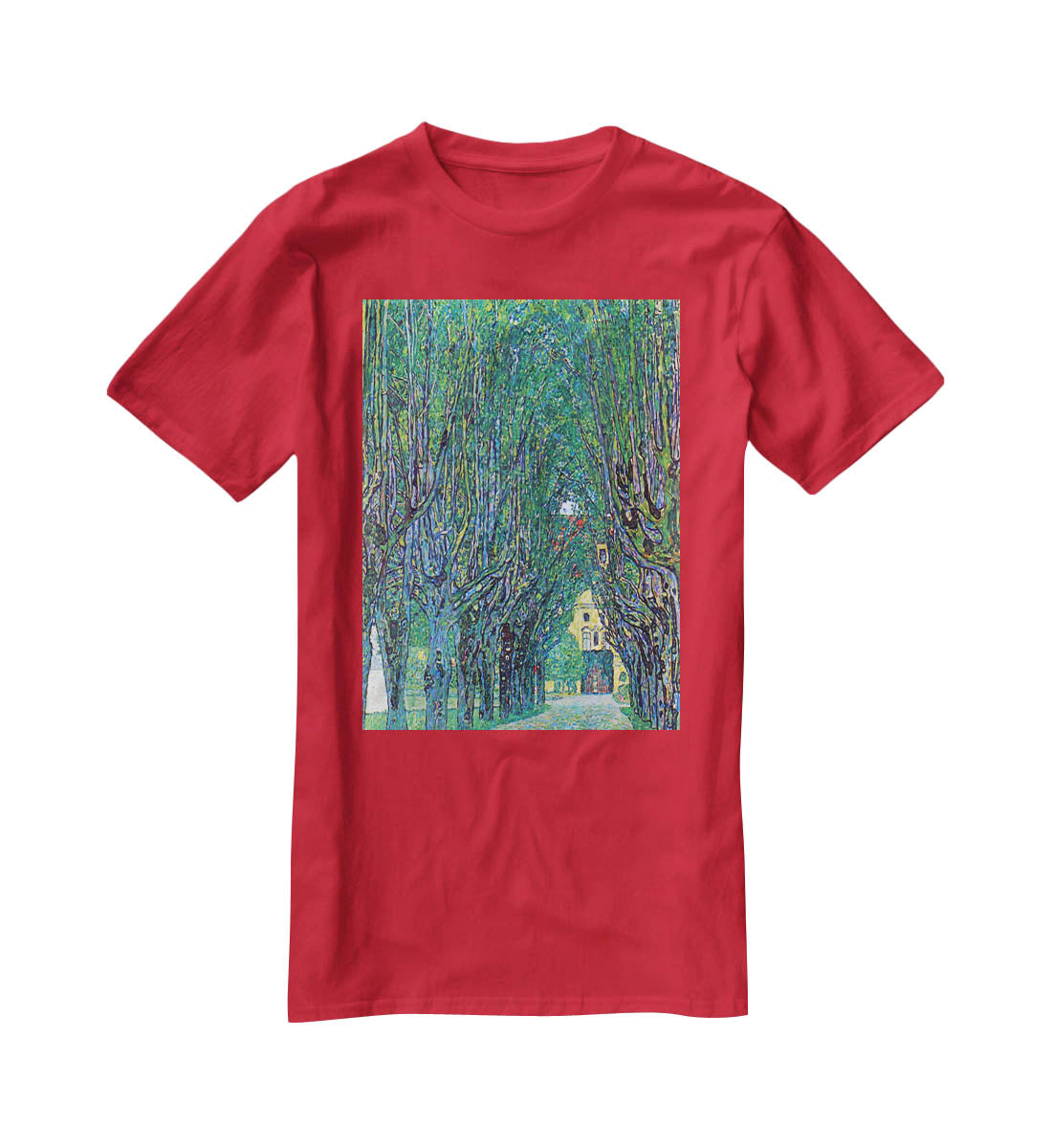 Way to the Park by Klimt T-Shirt - Canvas Art Rocks - 4