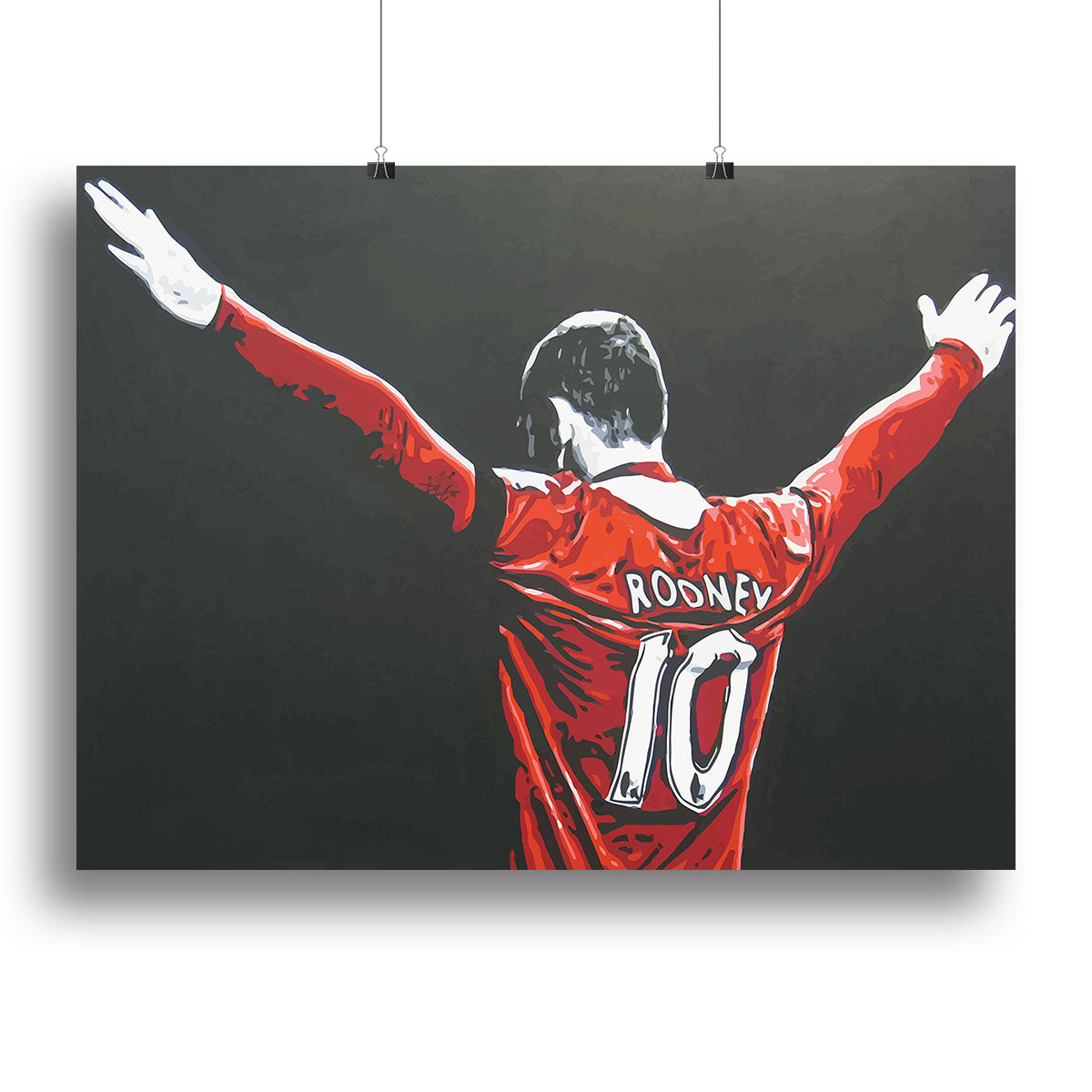 Wayne Rooney Canvas Print or Poster - Canvas Art Rocks - 2