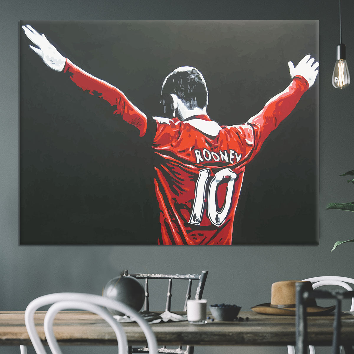 Wayne Rooney Canvas Print or Poster - Canvas Art Rocks - 3