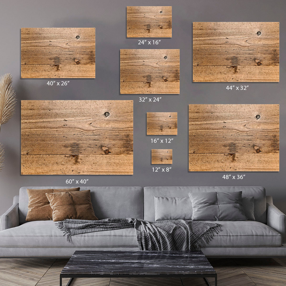 Weathered wood Canvas Print or Poster - Canvas Art Rocks - 7