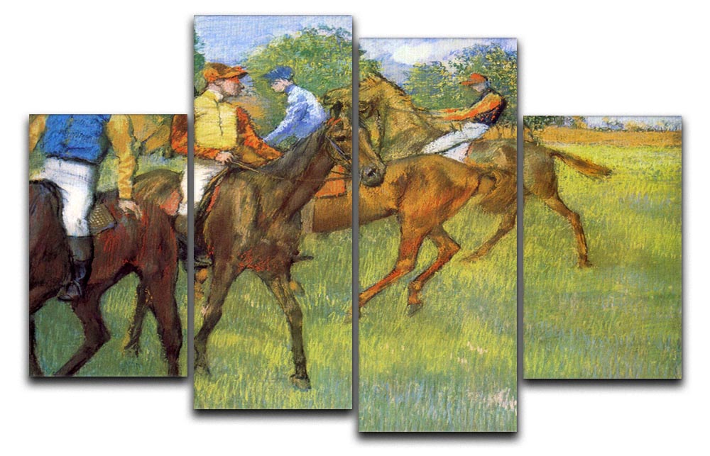 Weigh out by Degas 4 Split Panel Canvas - Canvas Art Rocks - 1