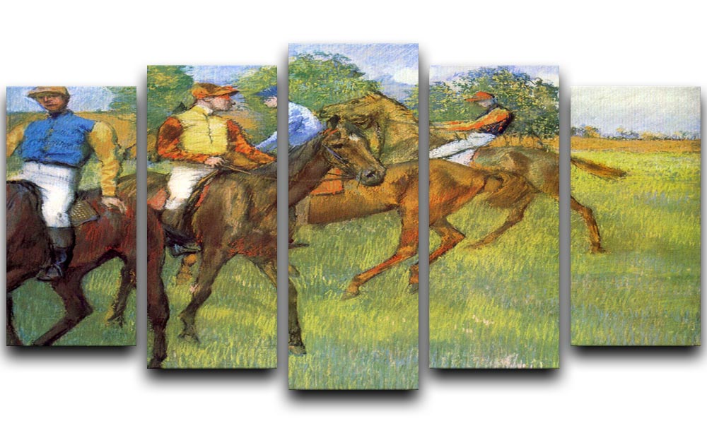 Weigh out by Degas 5 Split Panel Canvas - Canvas Art Rocks - 1