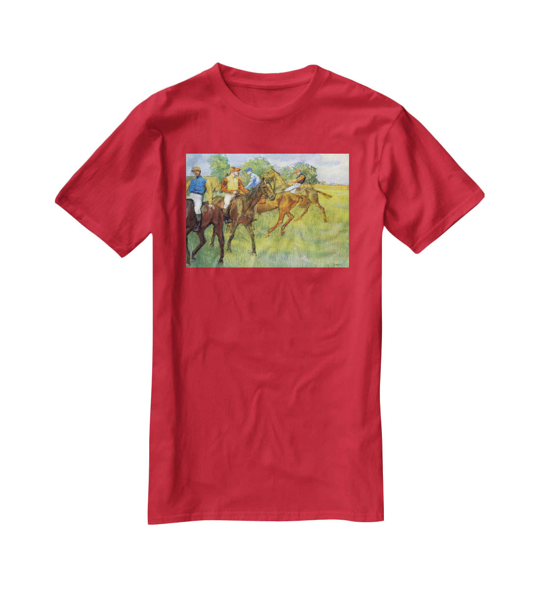 Weigh out by Degas T-Shirt - Canvas Art Rocks - 4