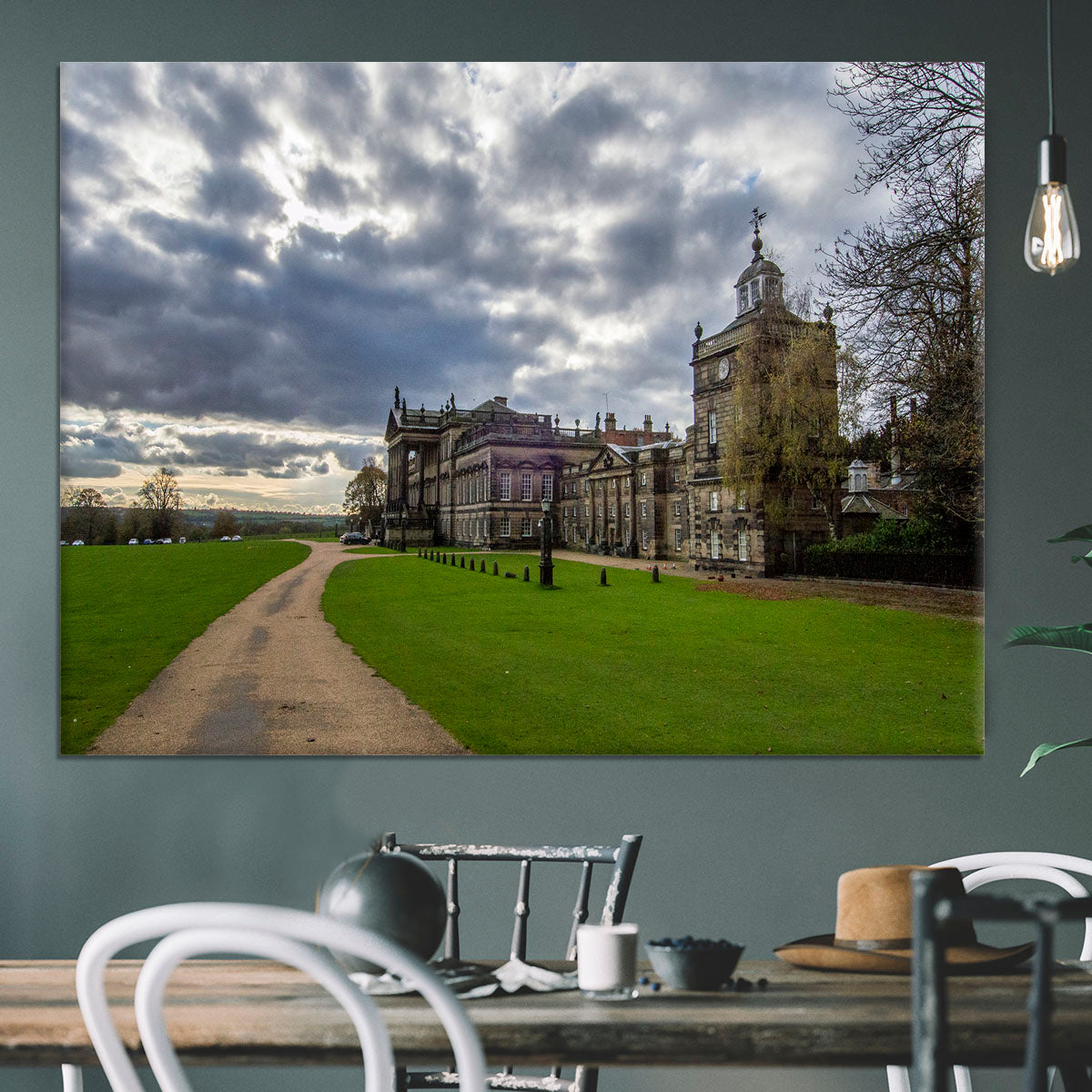 Wentworth Woodhouse Hall Canvas Print or Poster - Canvas Art Rocks - 3
