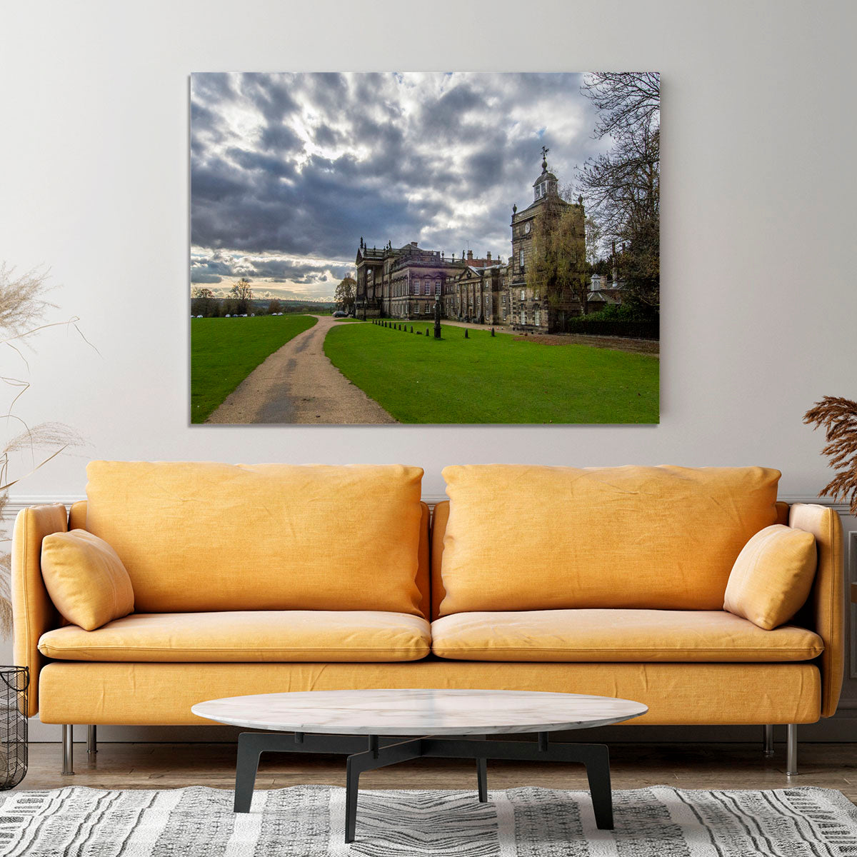Wentworth Woodhouse Hall Canvas Print or Poster - Canvas Art Rocks - 4