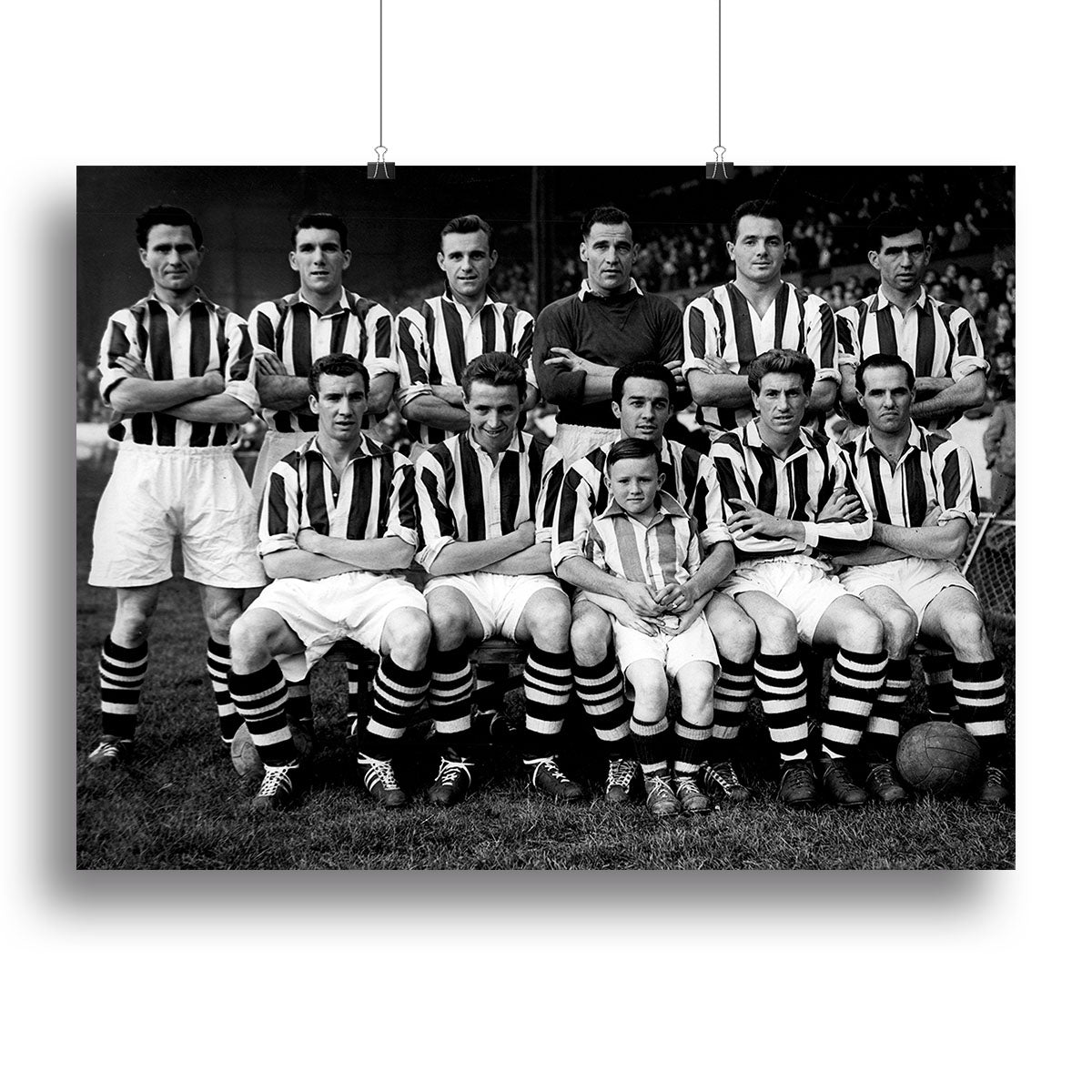 West Bromwich Albion Football Club Team Photo 1955-56 Canvas Print or Poster - Canvas Art Rocks - 2