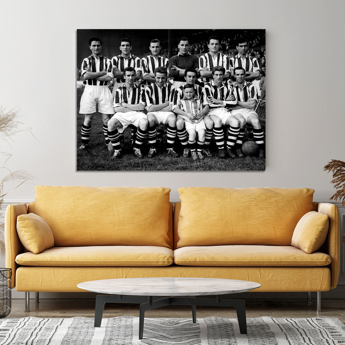 West Bromwich Albion Football Club Team Photo 1955-56 Canvas Print or Poster - Canvas Art Rocks - 4