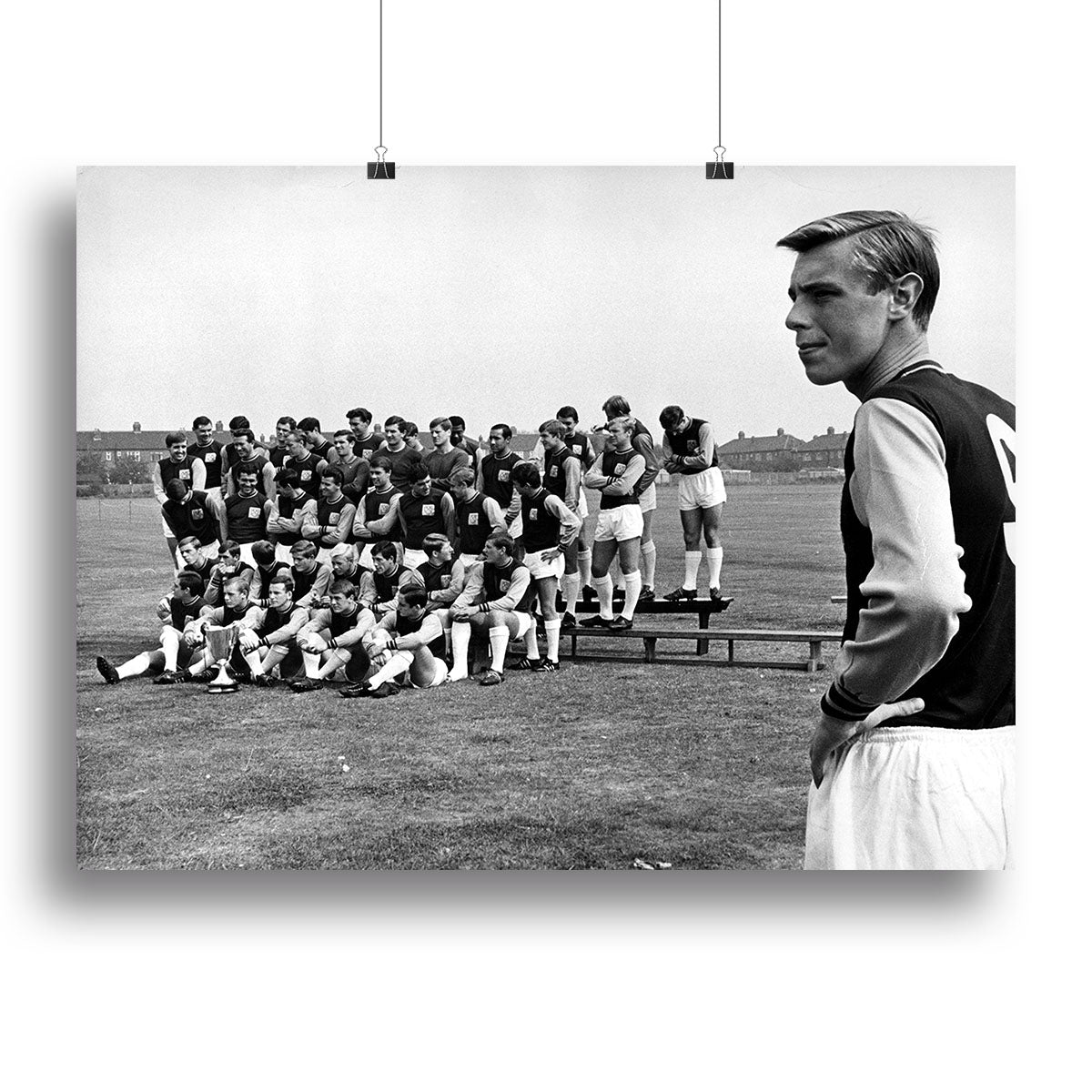 West Ham United Team Photo 1965-66 Season Canvas Print or Poster - Canvas Art Rocks - 2