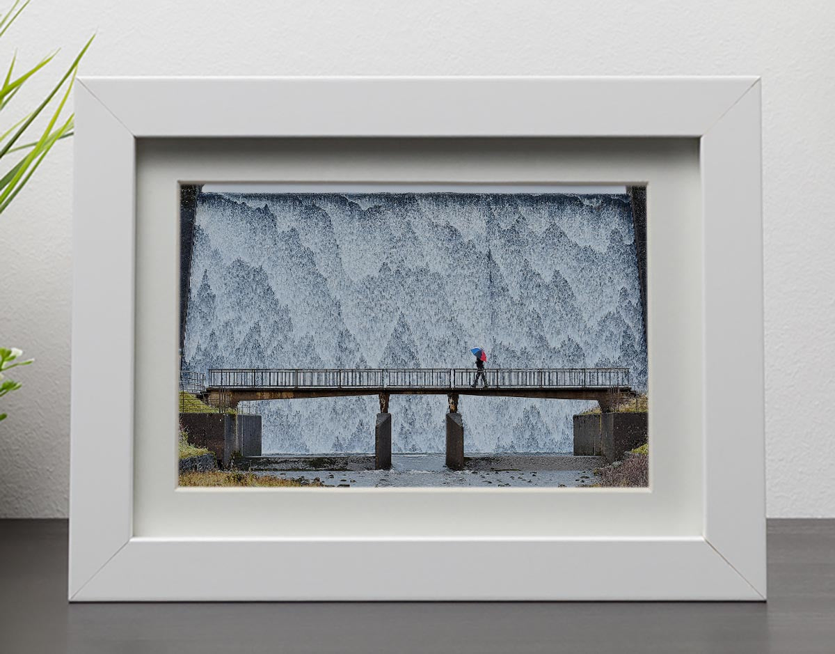 Wet Sleddale Framed Print - Canvas Art Rocks - 3